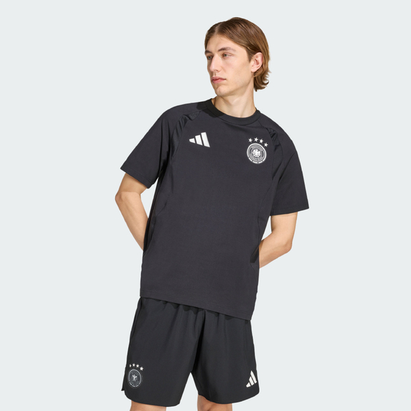 Adidas Dfb Tt Tee JZ9330 男 T恤 運動上衣 休閒短袖 黑 德國 TIRO TRAVEL