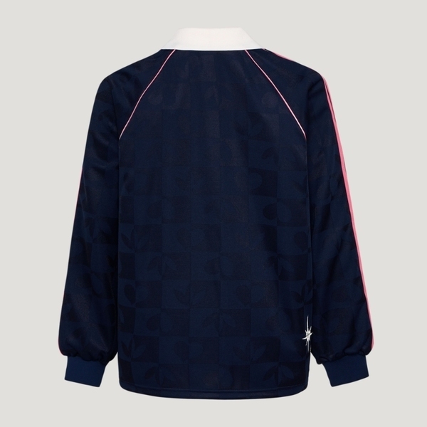 Adidas 愛迪達 Vday Jrsy W KY2020 女 長袖上衣 休閒長袖 黑 亞版 粉紅三條線