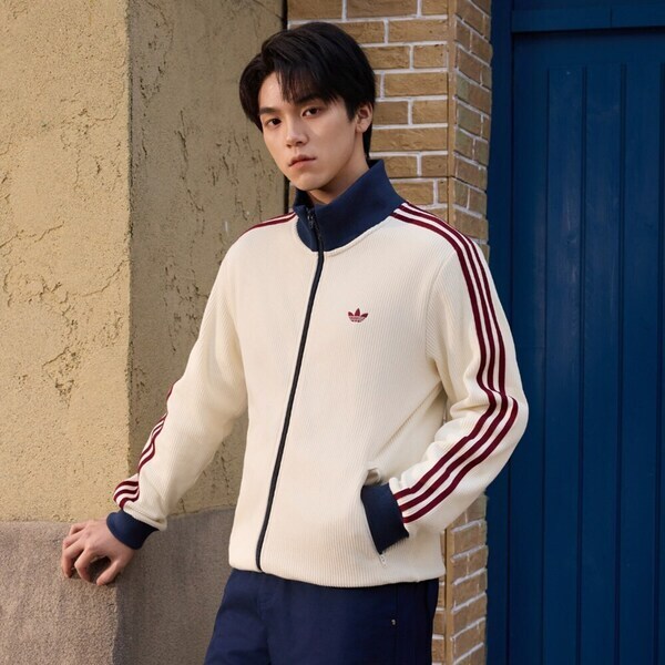 Adidas 愛迪達 Track Top M KY5769 男 外套/夾克 運動外套 休閒穿搭 暖白 亞版