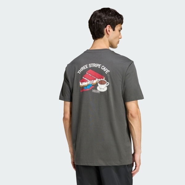 Adidas 愛迪達 M Cheesecake T KB2499 男 T恤 運動上衣 休閒短袖 灰 亞版 純棉