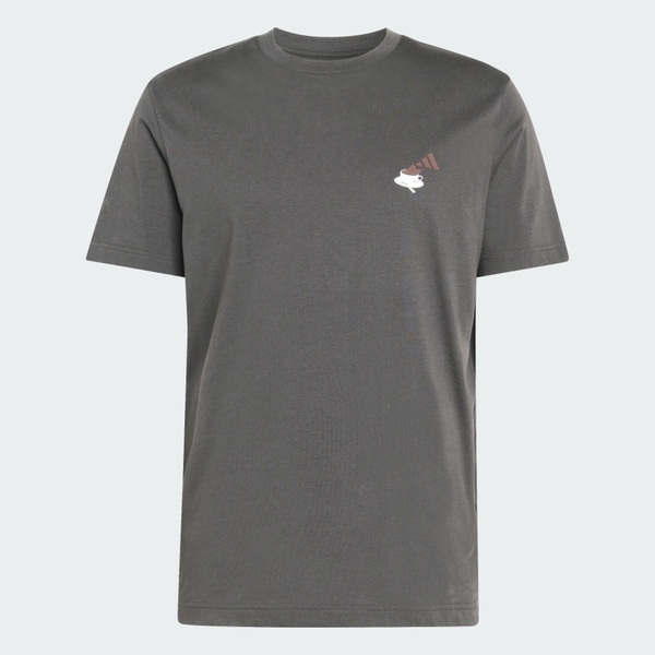 Adidas 愛迪達 M Cheesecake T KB2499 男 T恤 運動上衣 休閒短袖 灰 亞版 純棉