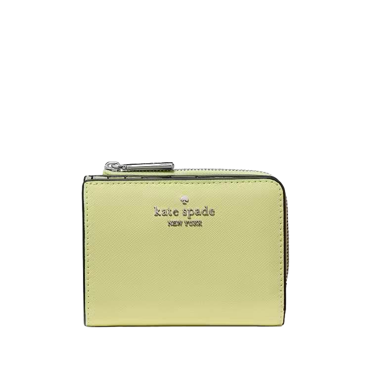 【Kate Spade Outlet】Kate Spade Sm Lzip Wal  黃