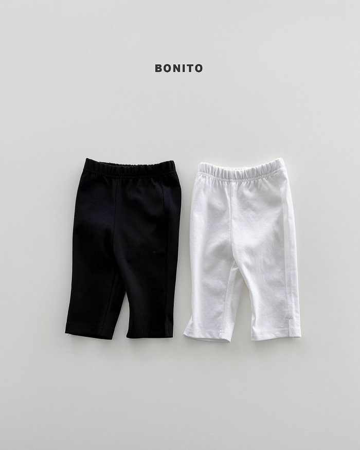 正韓夏Bonito 嫩嬰/小童兩色開衩內搭褲