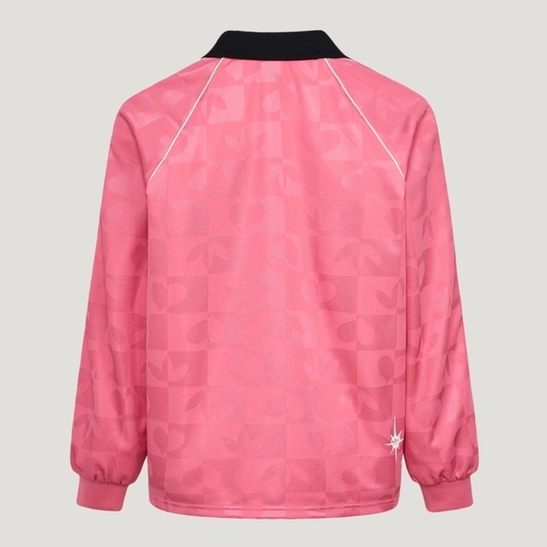 Adidas 愛迪達 Vday Jrsy W KY2021 女 長袖上衣 休閒長袖 粉紅 亞版 白色三條線