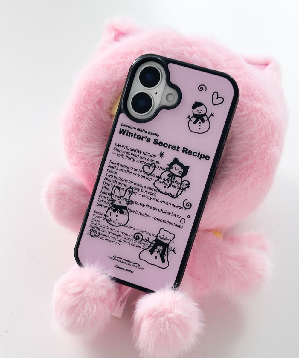 nineteenfriday 雪人環氧樹脂手機殼 CAMS0077