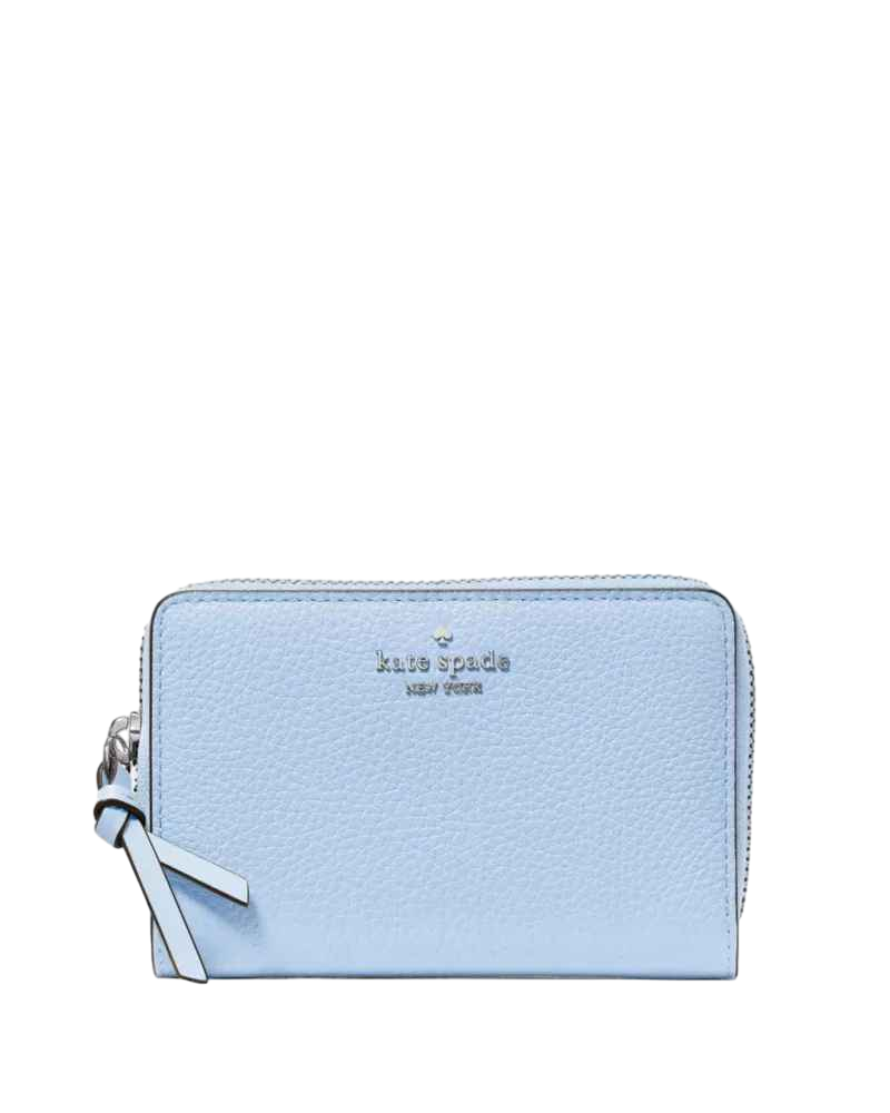 【Kate Spade Outlet】Knott Medium Wallet  藍