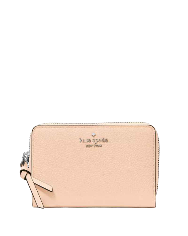 【Kate Spade Outlet】Knott Medium Wallet  淺橘