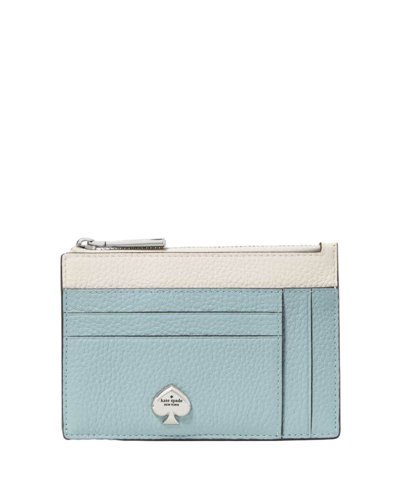 【Kate Spade Outlet】Kayla Large Slim Card Holder  藍
