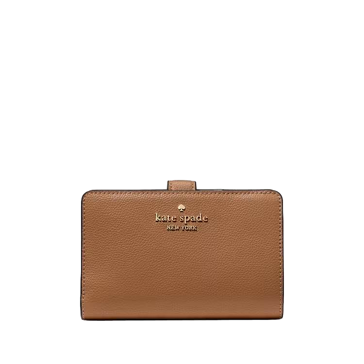 【Kate Spade Outlet】Med Combifld Delicate Pebble Wallets  棕