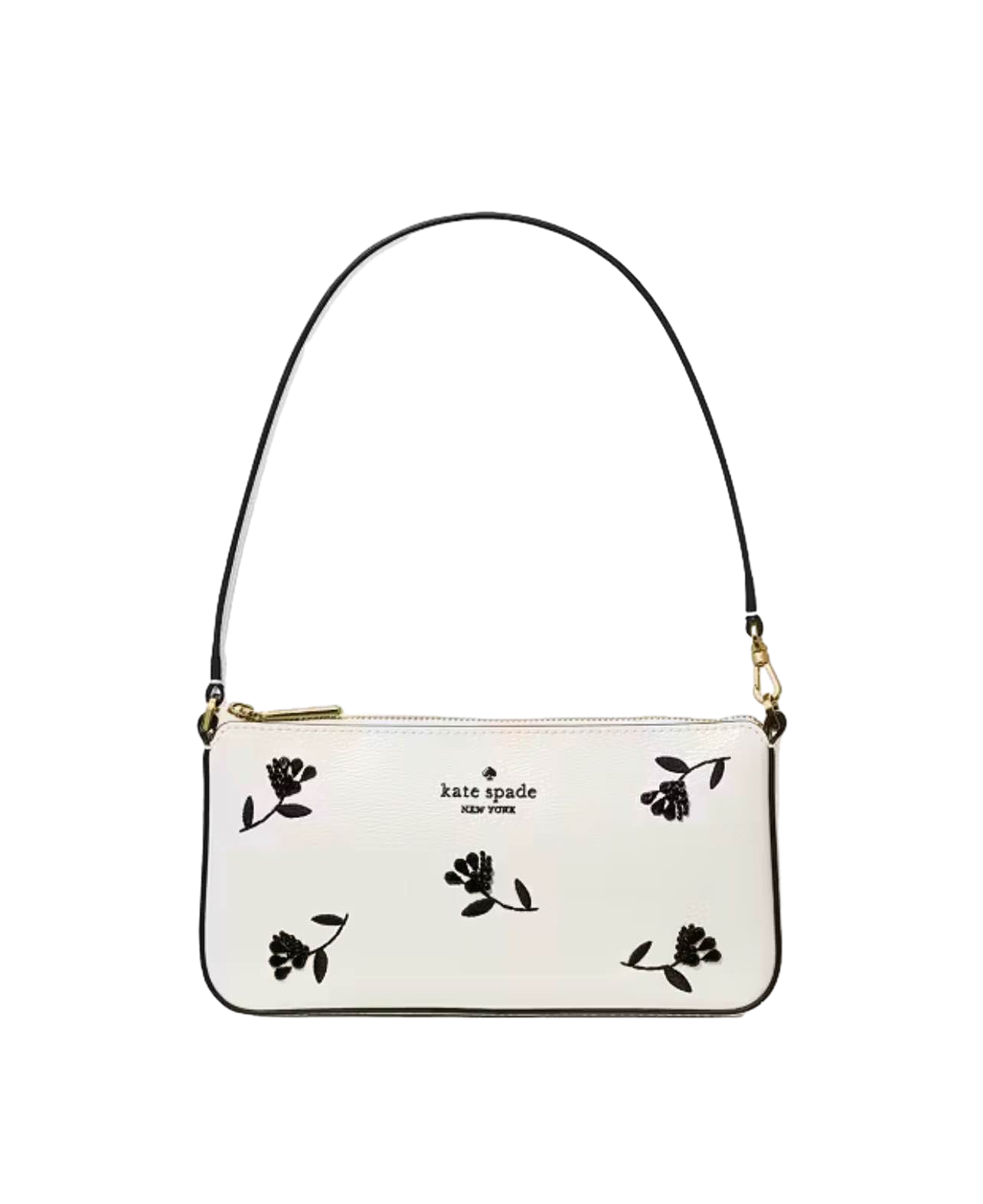 【Kate Spade Outlet】Convt Wrst Floral Embellis  白