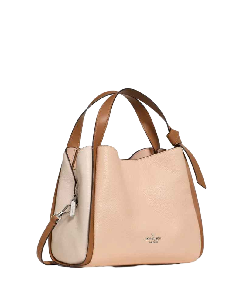 【Kate Spade Outlet】Knott Straw Carryall Bag  橘