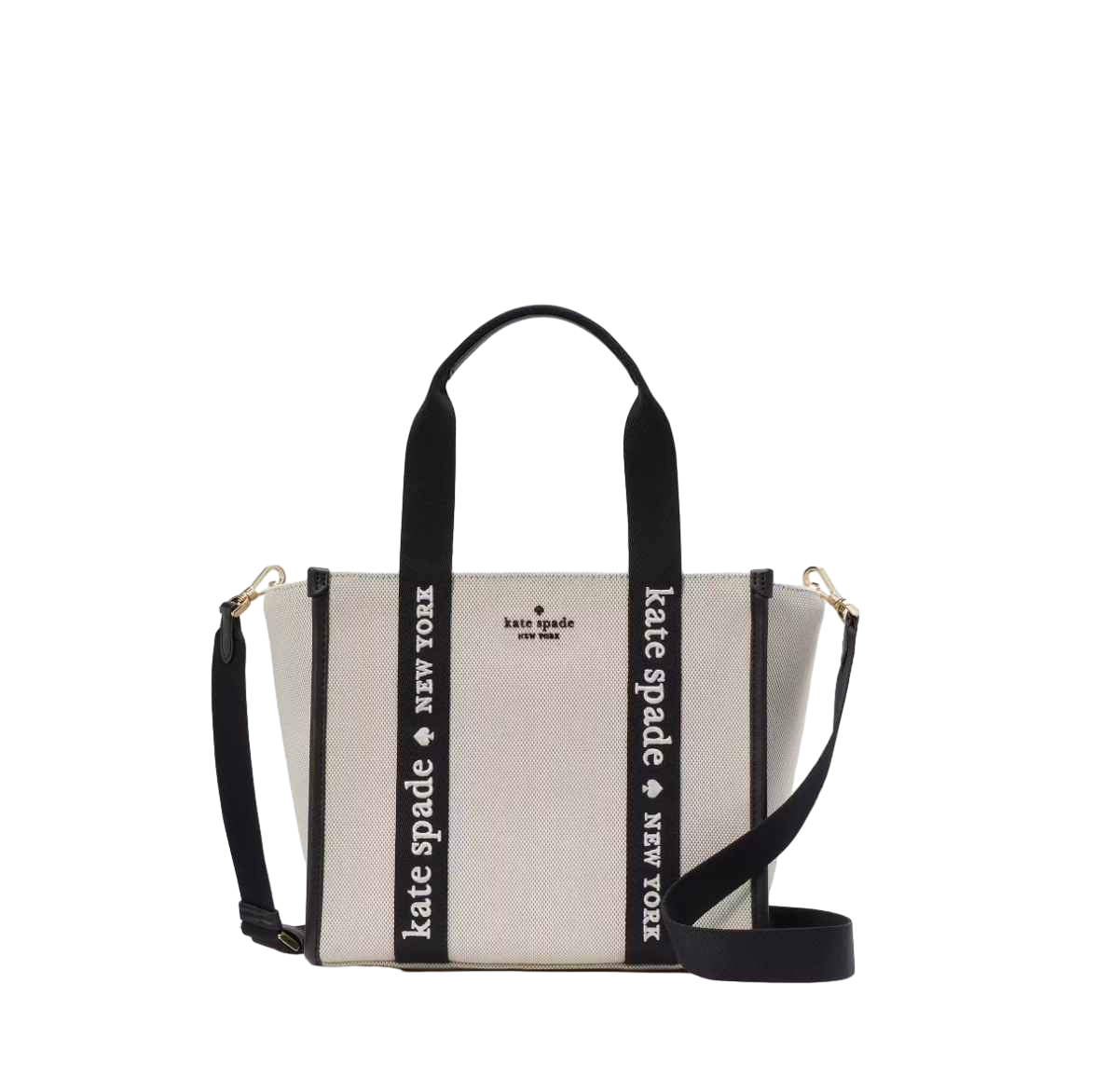 【Kate Spade Outlet】Kip Canvas Small Tote  白