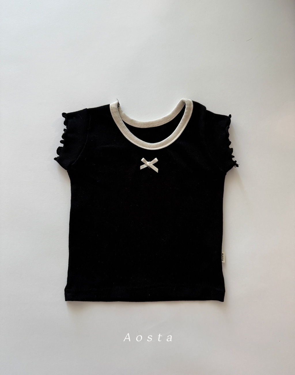 韓國🇰🇷Aosta 波浪袖蝴蝶結上衣(S-XXL)