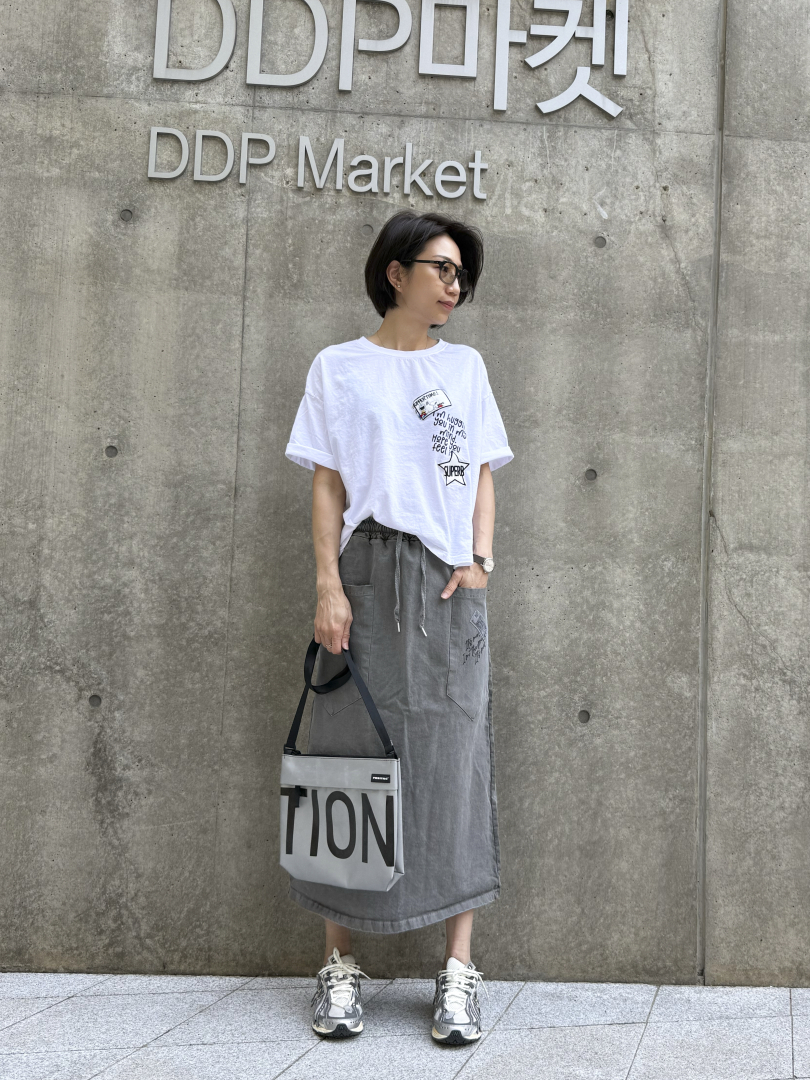 想遮腿又不讓妹妹悶壞的修飾神器★◎韓系舒適洗水休閒裙