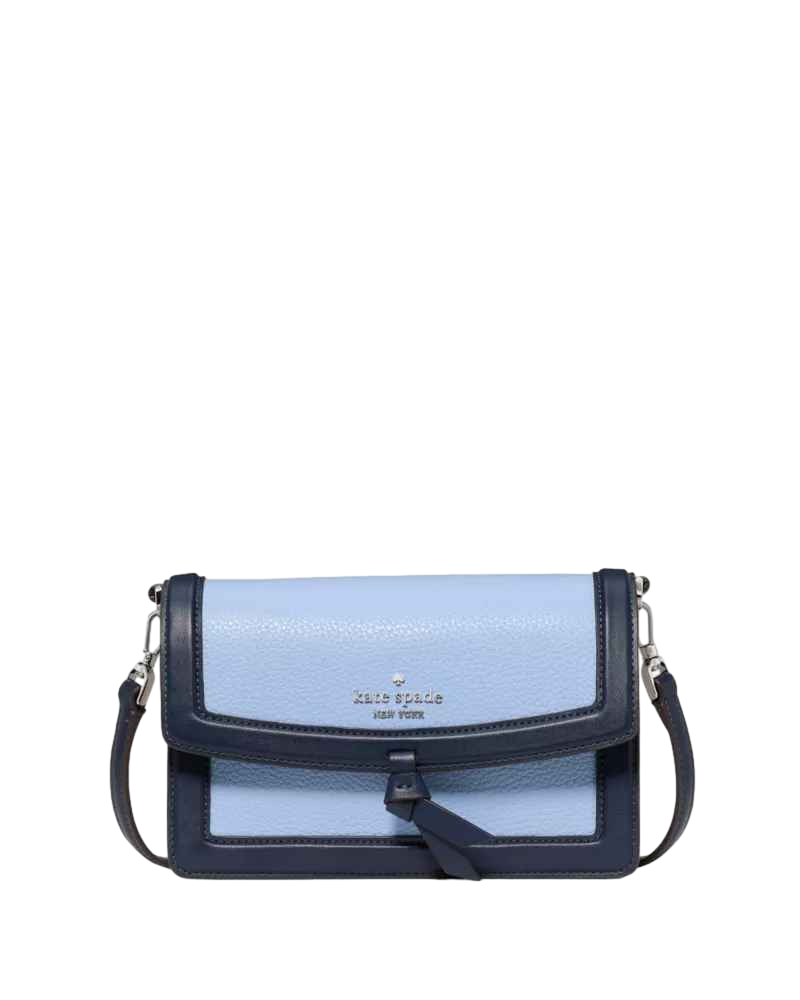 【Kate Spade Outlet】Knott Mini Crossbody Bag  藍