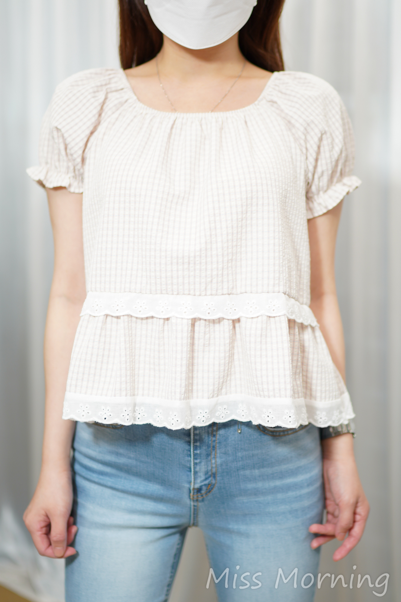 日系減齡格仔top(15164)