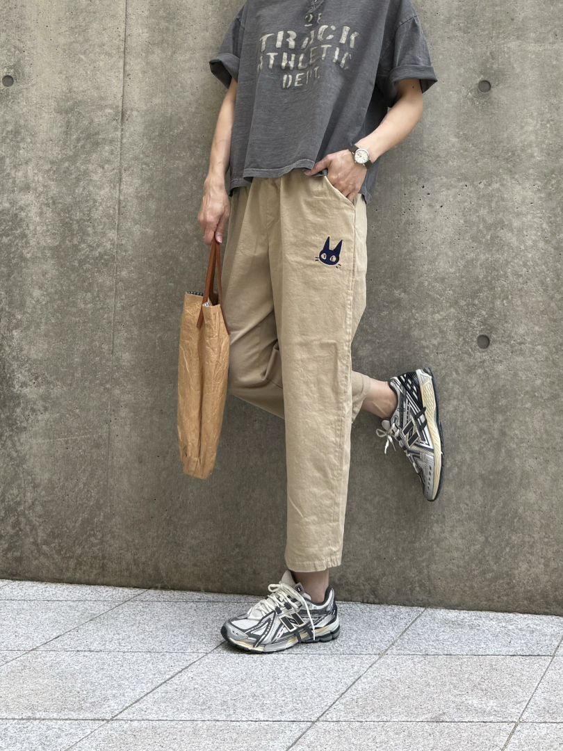 I LOVE YOU 舒適喵喵棉褲★整體比例自然拉長休閒褲