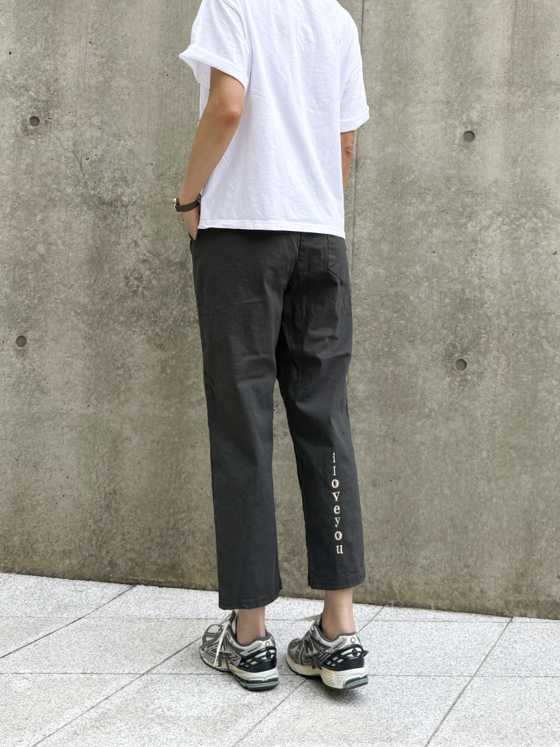 I LOVE YOU 舒適喵喵棉褲★整體比例自然拉長休閒褲