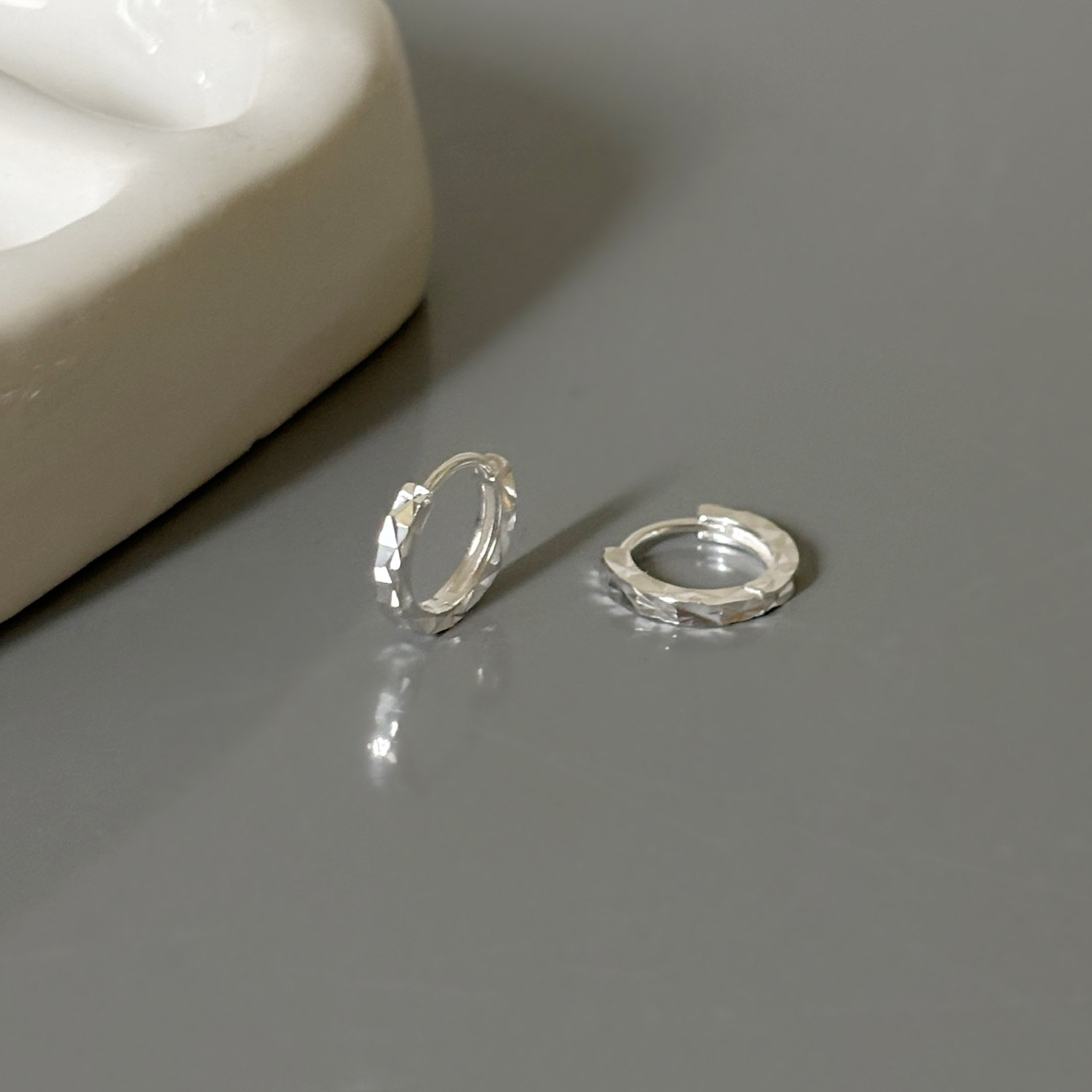 閃亮細菱切割耳圈