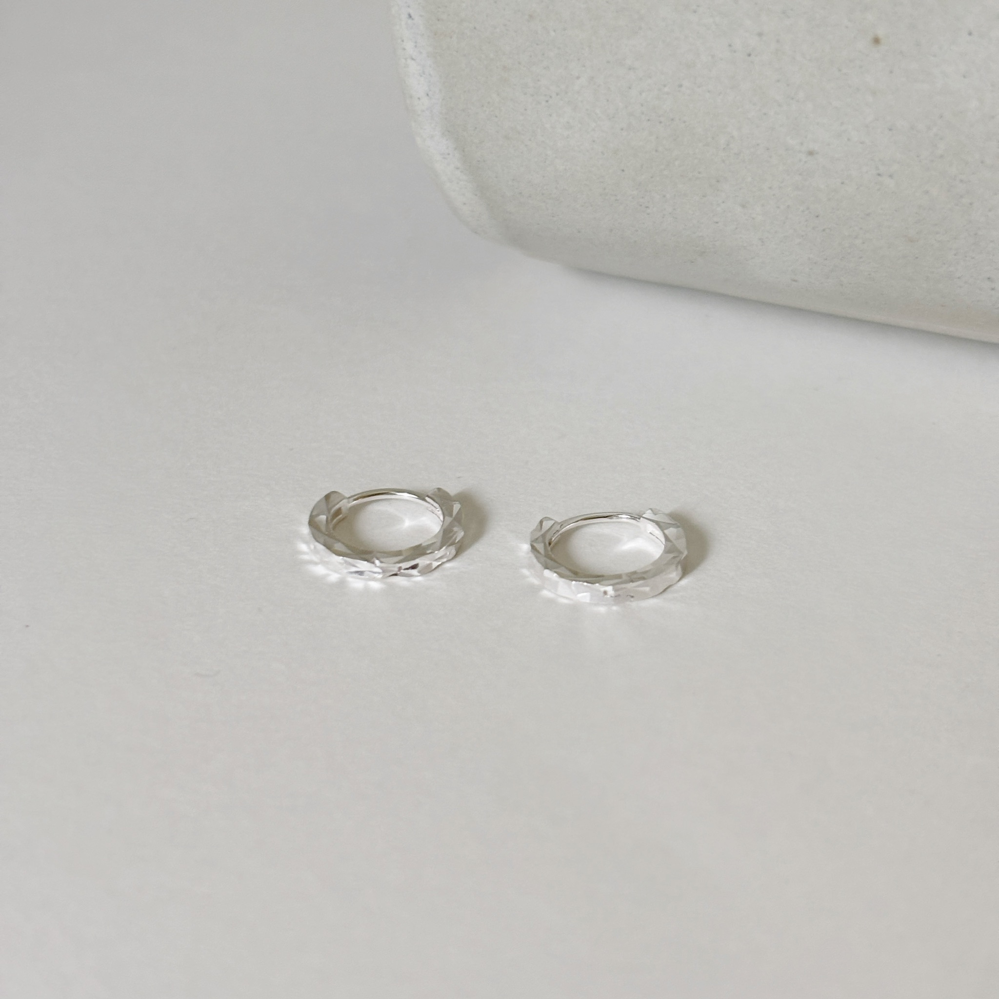 閃亮細菱切割耳圈