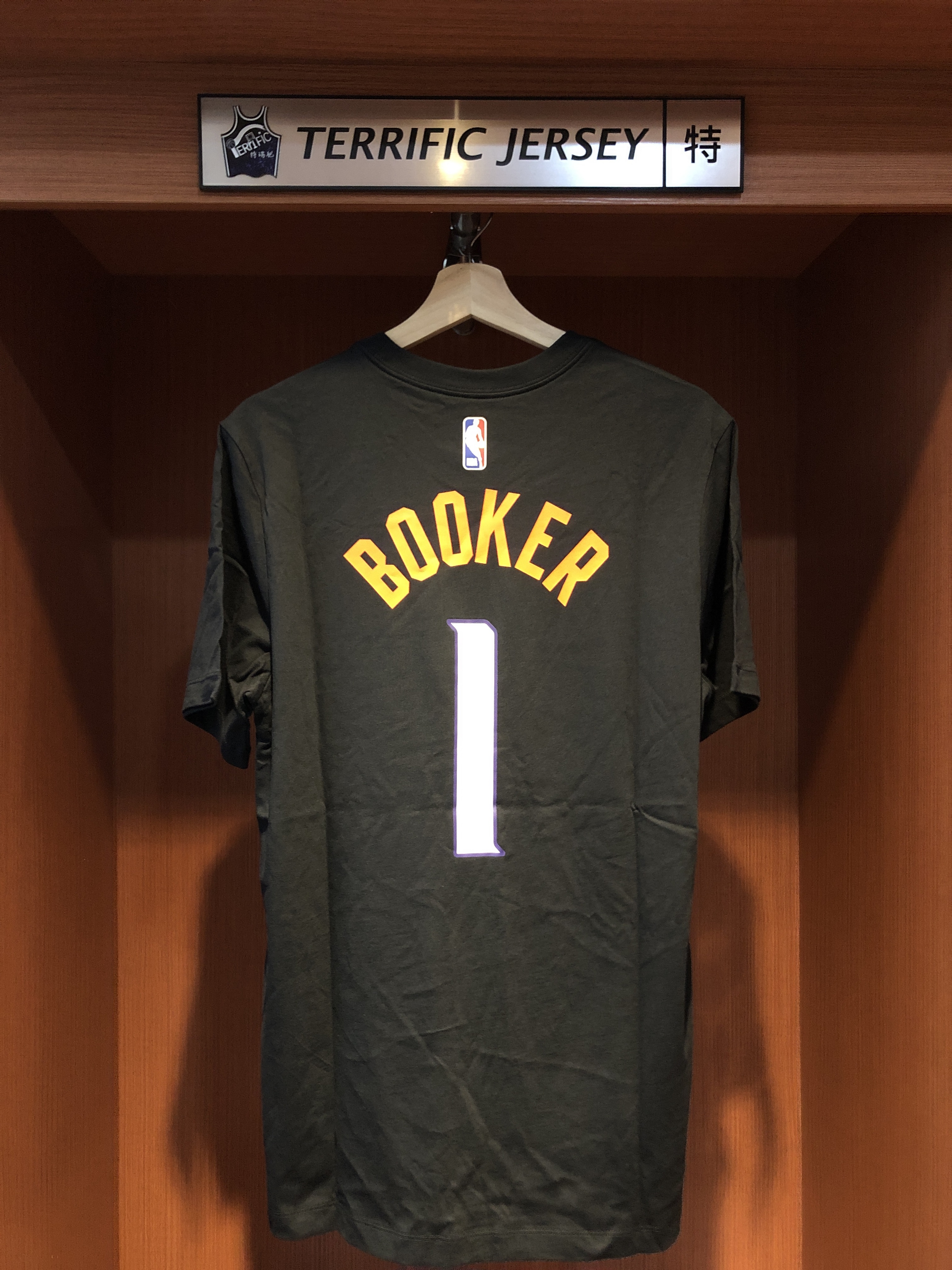 NBA短袖 Devin Booker 鳳凰城太陽城市 City Nike Player Name Tee 棉質 短袖 全新