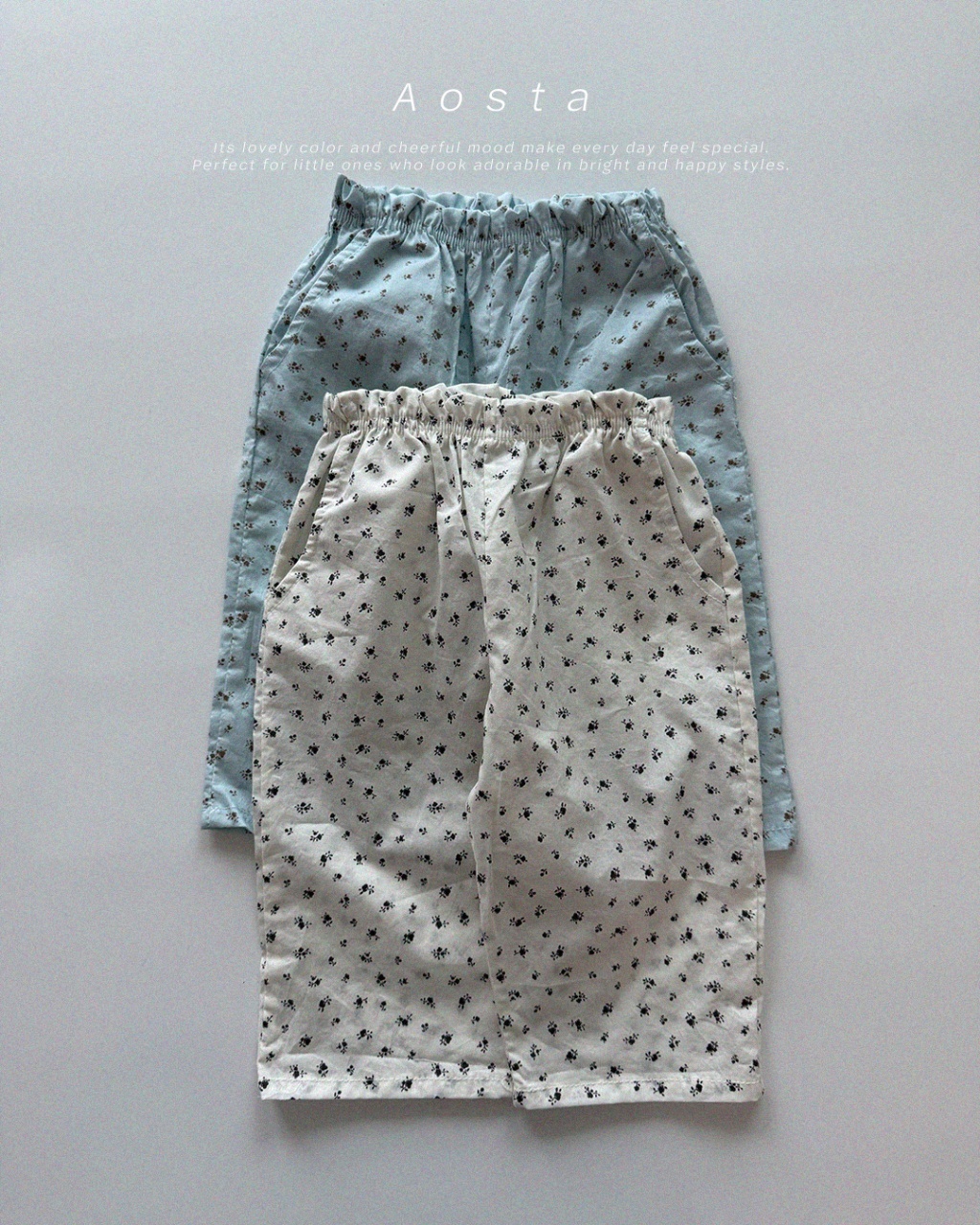 韓國🇰🇷Aosta 娜娜碎花長褲(S-XXL)