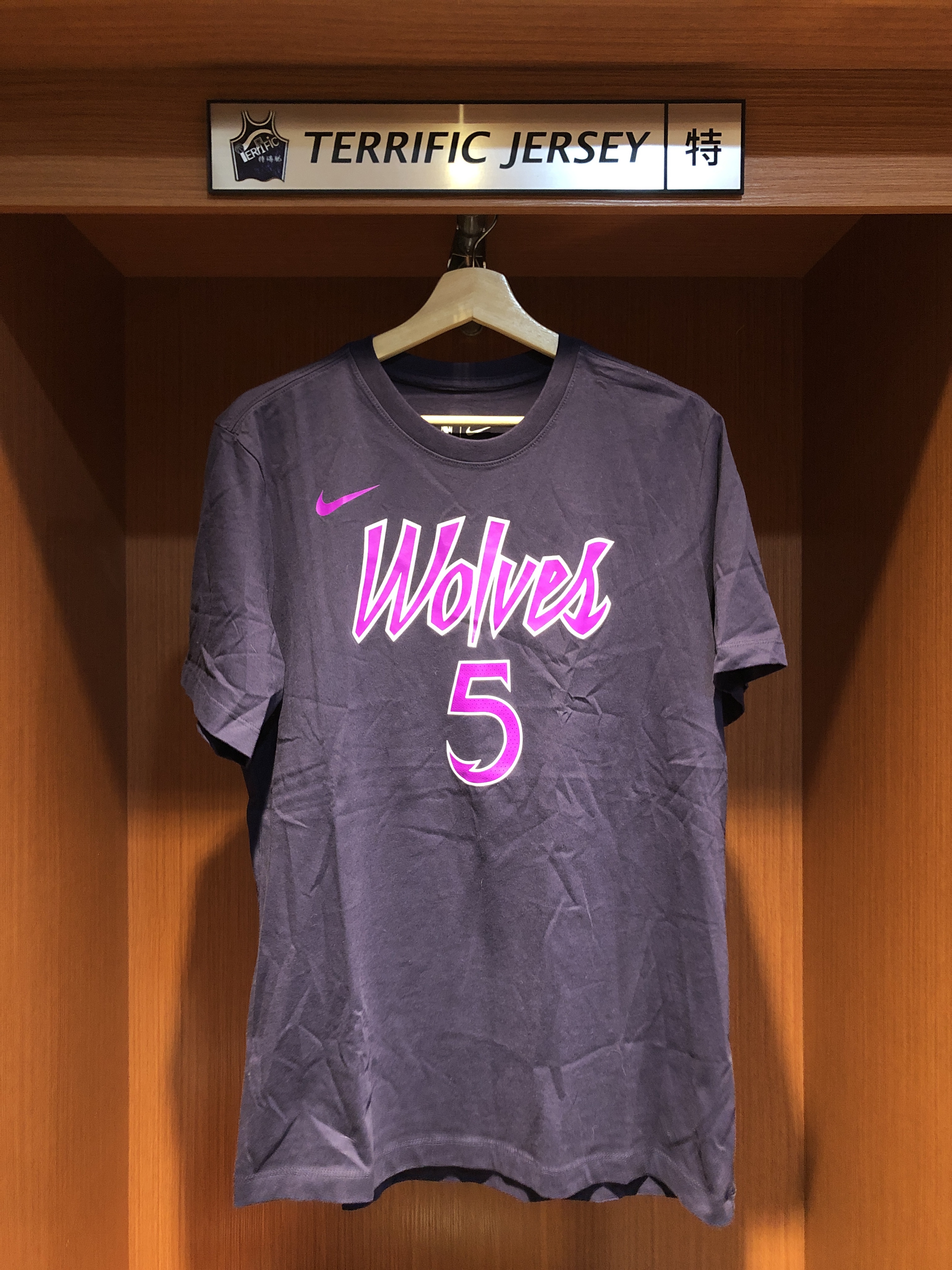 NBA短袖 Anthony Edwards 明尼蘇達灰狼城市 City Nike Player Name Tee 棉質 短袖 全新