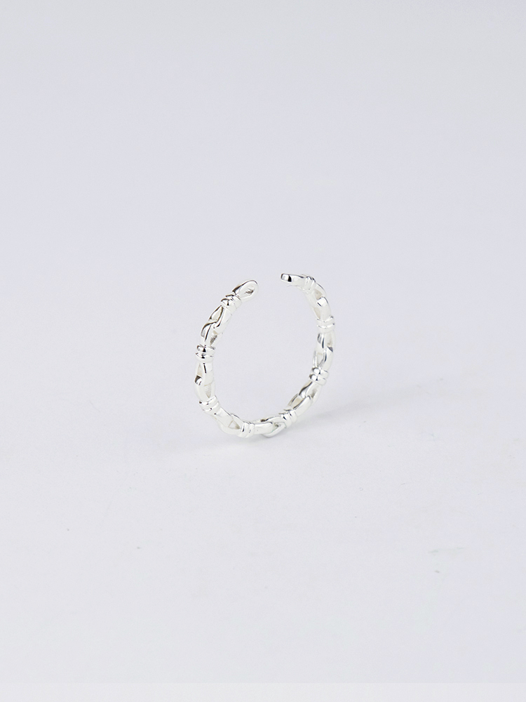 扭扭麻花耳骨夾