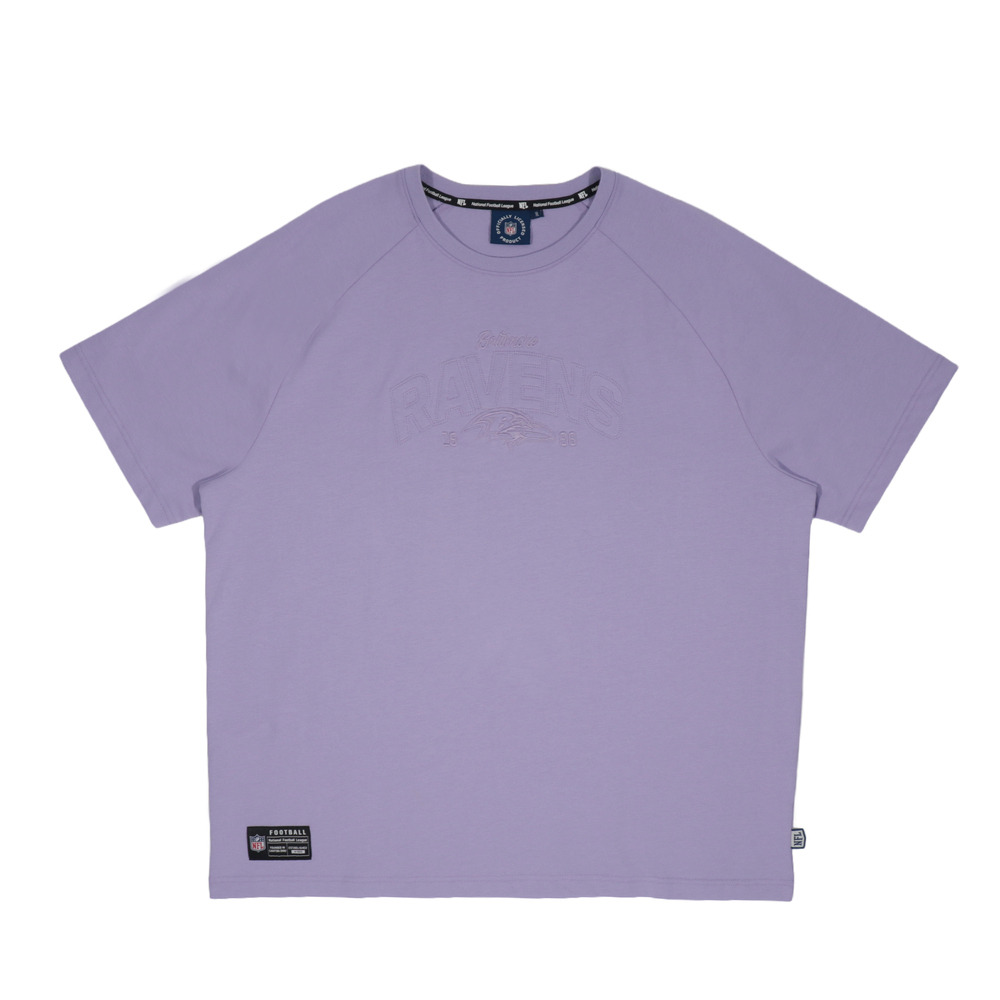 NFL 短T 淺紫 烏鴉隊 美式足球聯盟 拉克蘭袖 短袖 T恤 中性 2525100391
