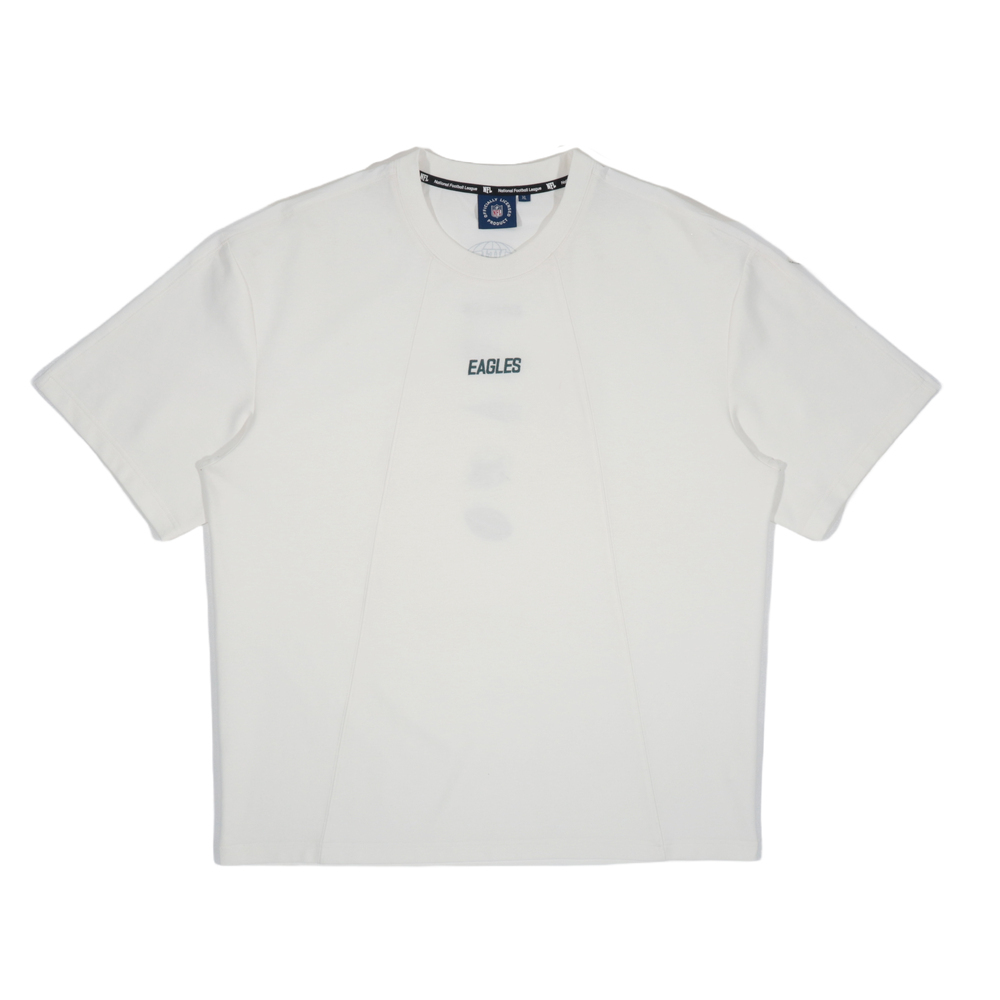 NFL 短T 白色 費城老鷹隊 剪接 短袖 T恤 中性 2525100800