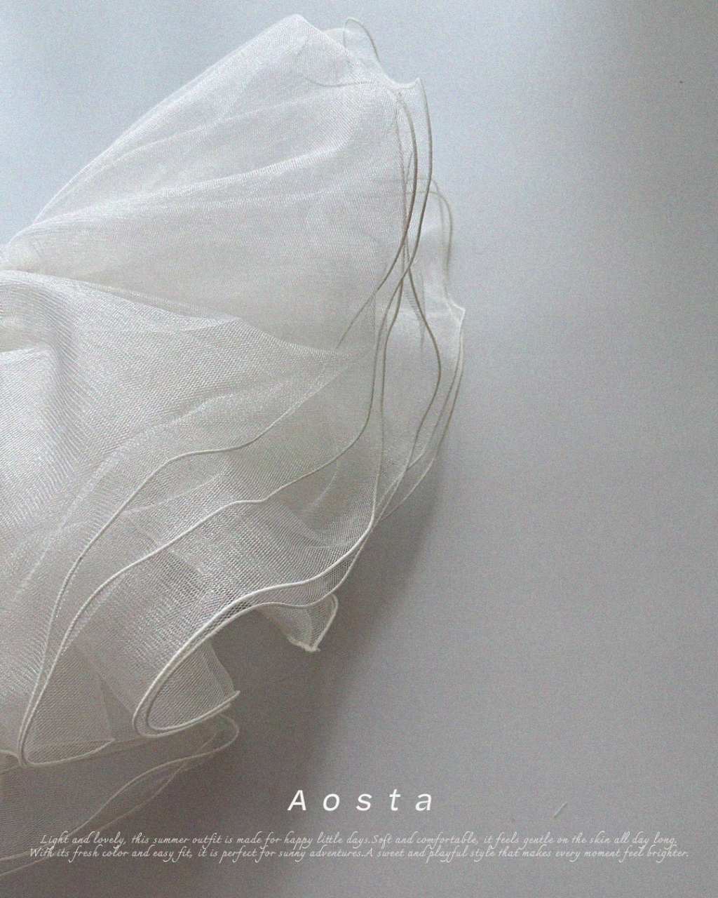 韓國🇰🇷Aosta 透紗蓬裙(Freesize)