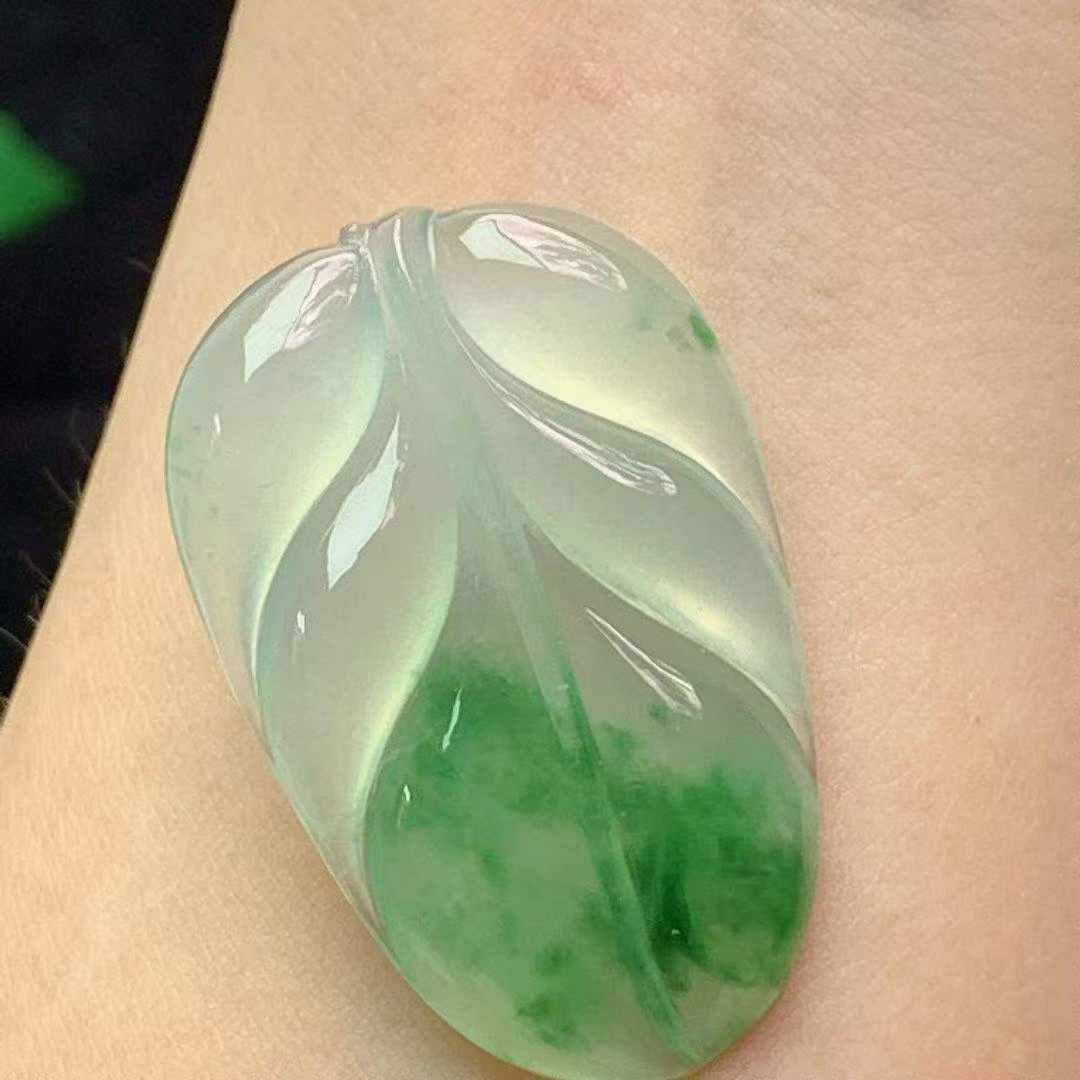 410341 翡翠飄綠葉子