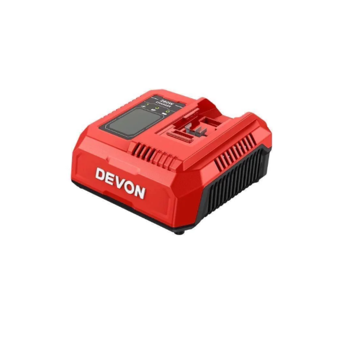 "DEVON" 大有牌新款20V紅色閃快速充電座 (11.5A/280W) -[5399-LI]