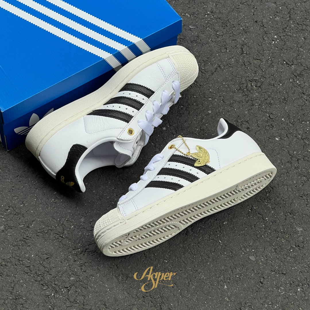 【官網限定】ADIDAS SUPERSTAR II 金標 貝殼鞋 男女鞋 KI0979 IV