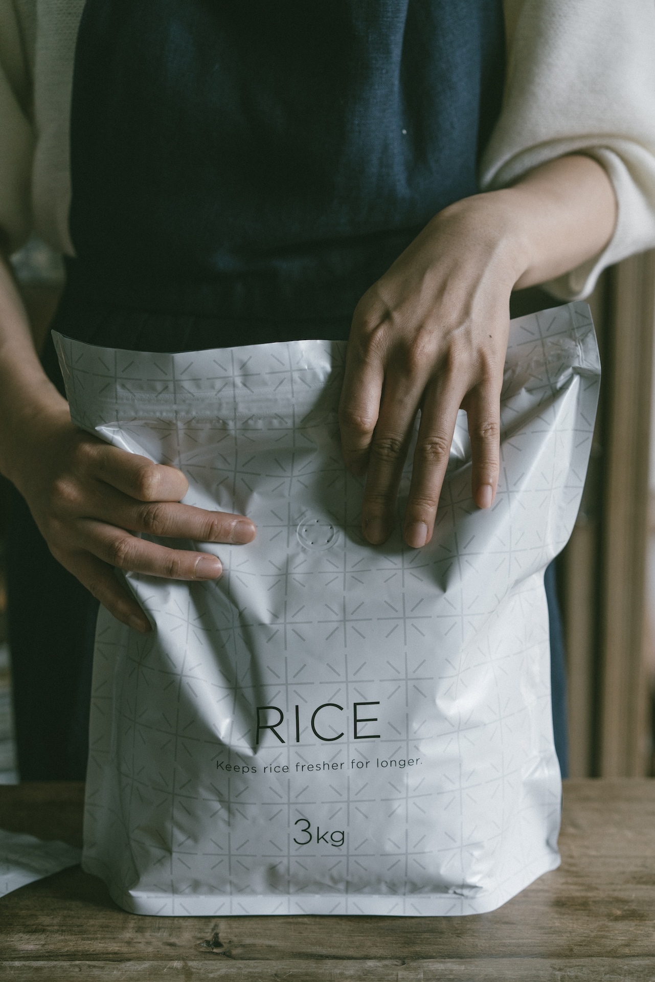 MARNA日本製 極 儲米袋保鮮袋三公斤（2入）