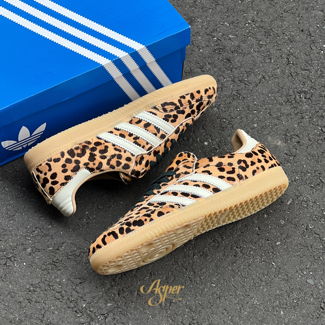 【官網限定】ADIDAS SAMBA OG W 豹紋 女鞋 KI6674 IV