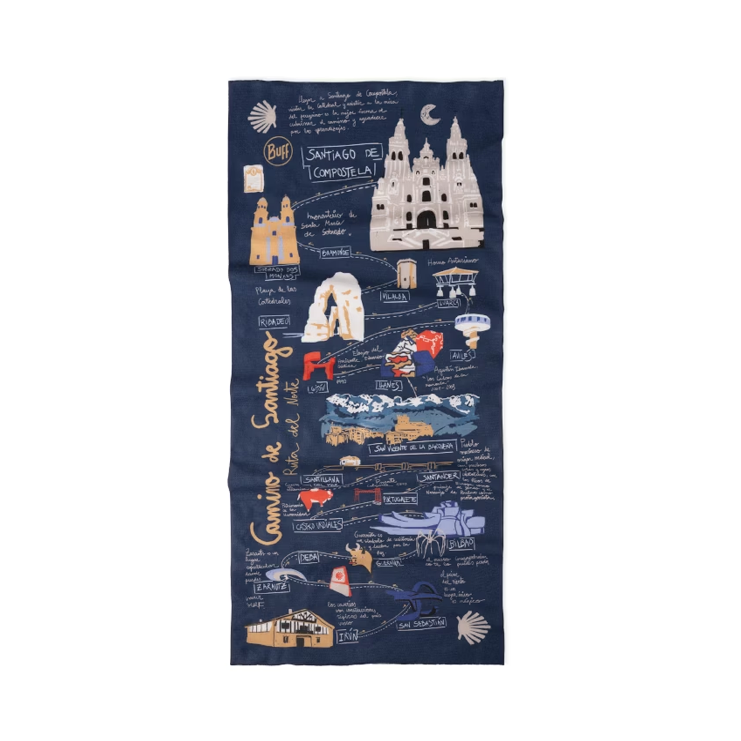 BUFF 西班牙 Coolnet抗UV頭巾 (北方之路色) 46BF138352