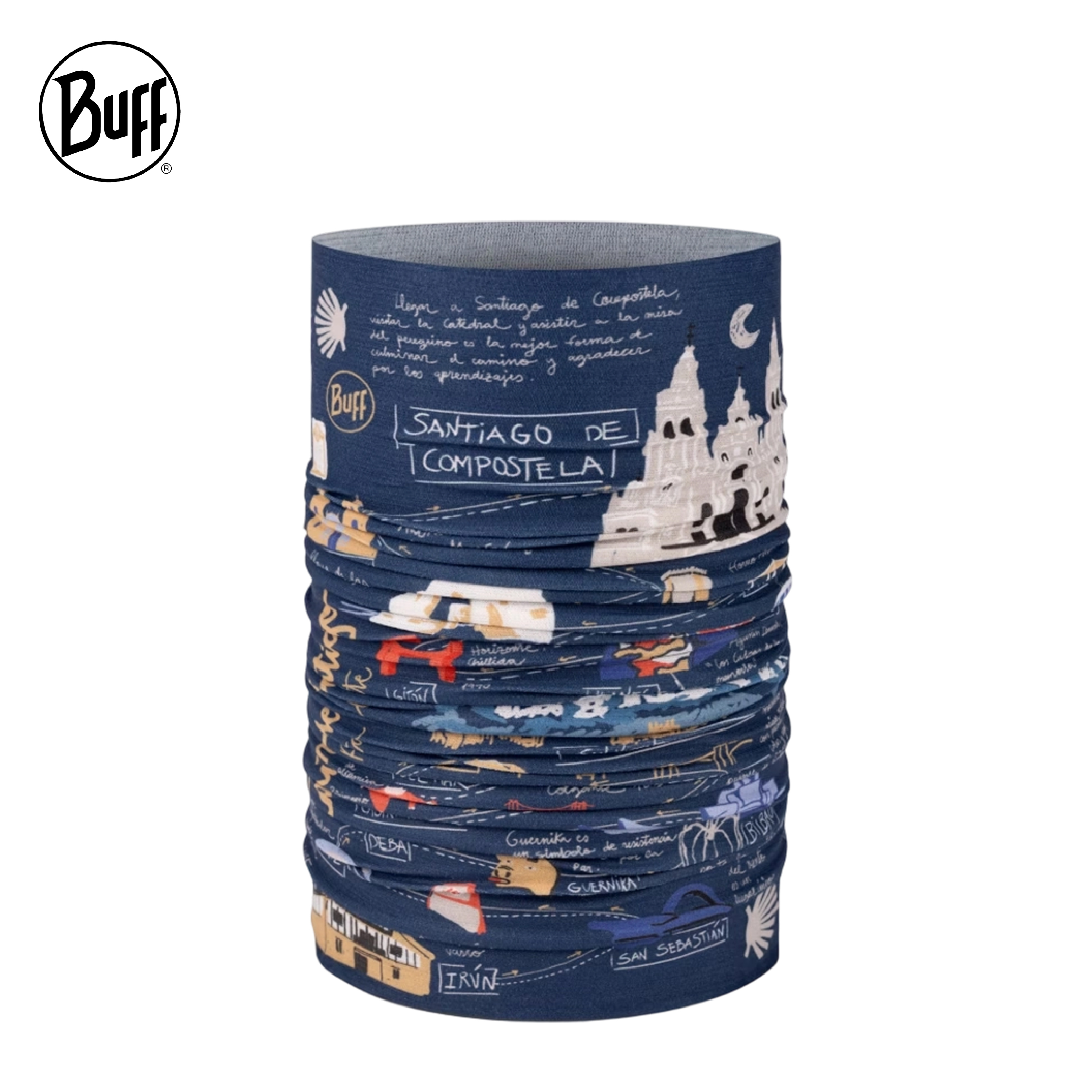 BUFF 西班牙 Coolnet抗UV頭巾 (北方之路色) 46BF138352