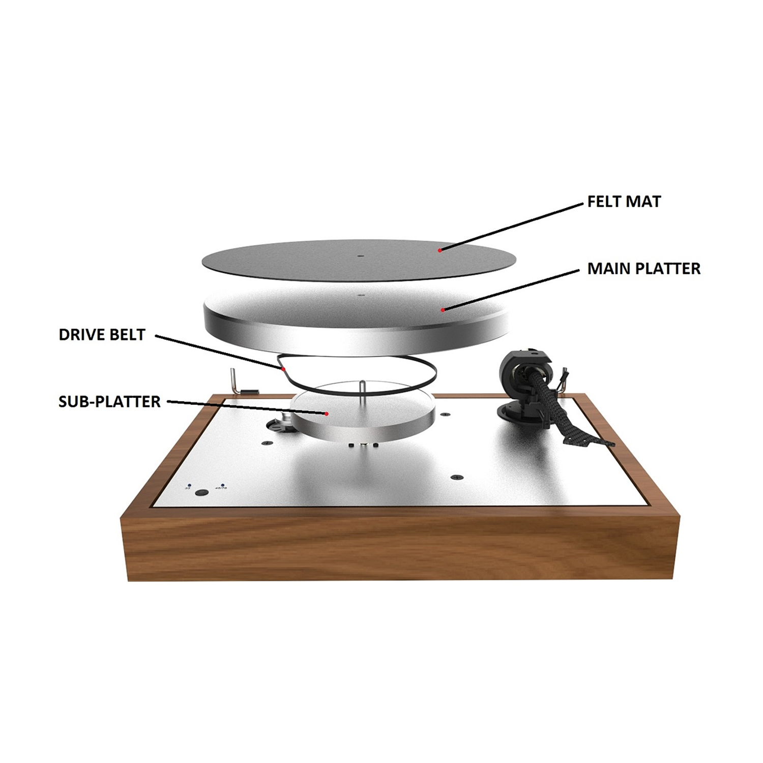 Pro-Ject Classic Evo 黑膠唱盤 (胡桃木色)