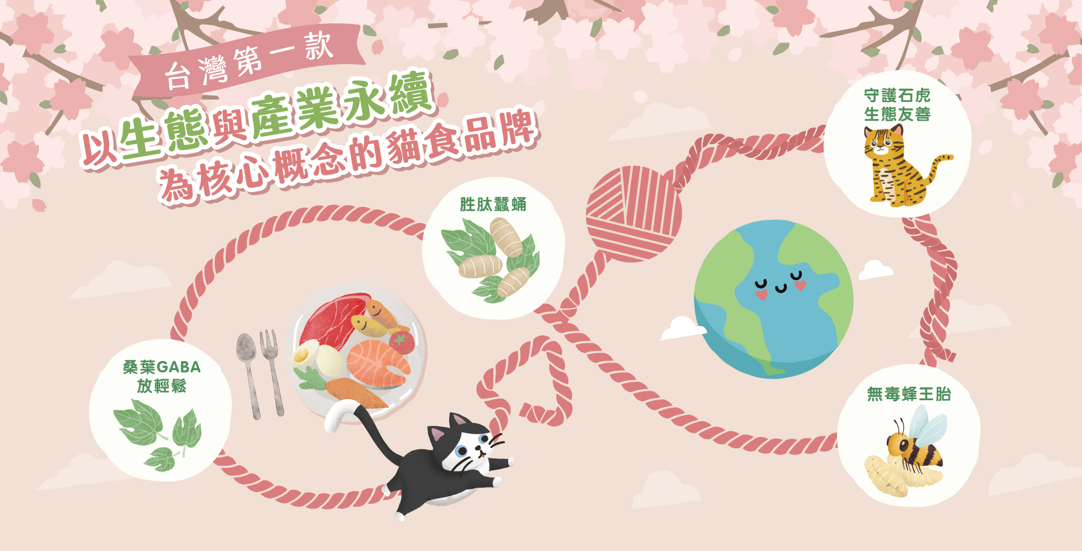 貪貪專注綠色永續消費與環境保育的貓主食品牌