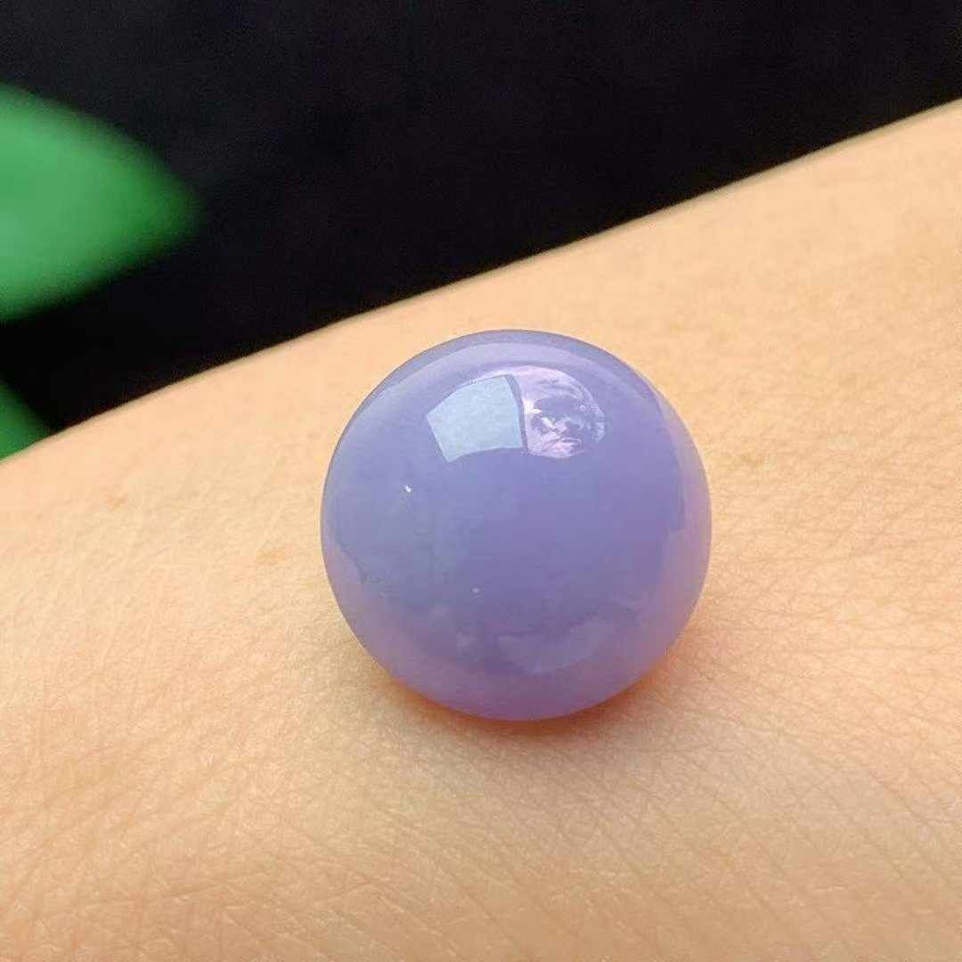 翡翠紫羅蘭蛋面,天然翡翠A玉, 緬甸玉, Jade, Jadeite