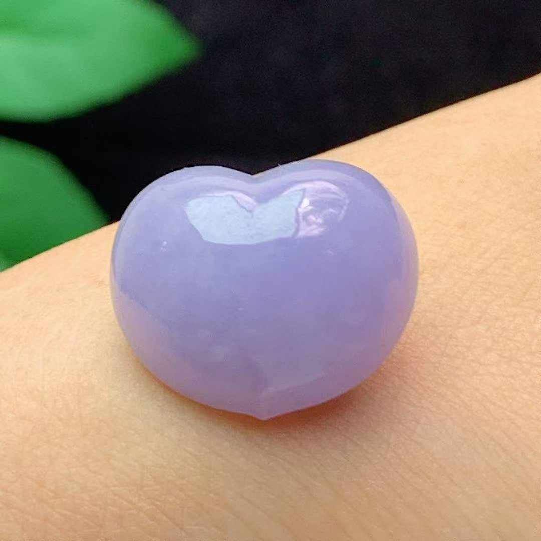 410368 翡翠紫羅蘭愛心