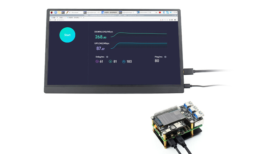 PCIe 轉 M.2 4G/5G 擴展板,支援 Raspberry Pi OS