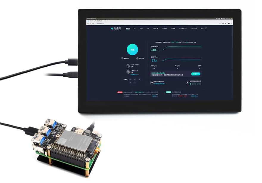PCIe 轉 M.2 4G/5G 擴展板,Ubuntu