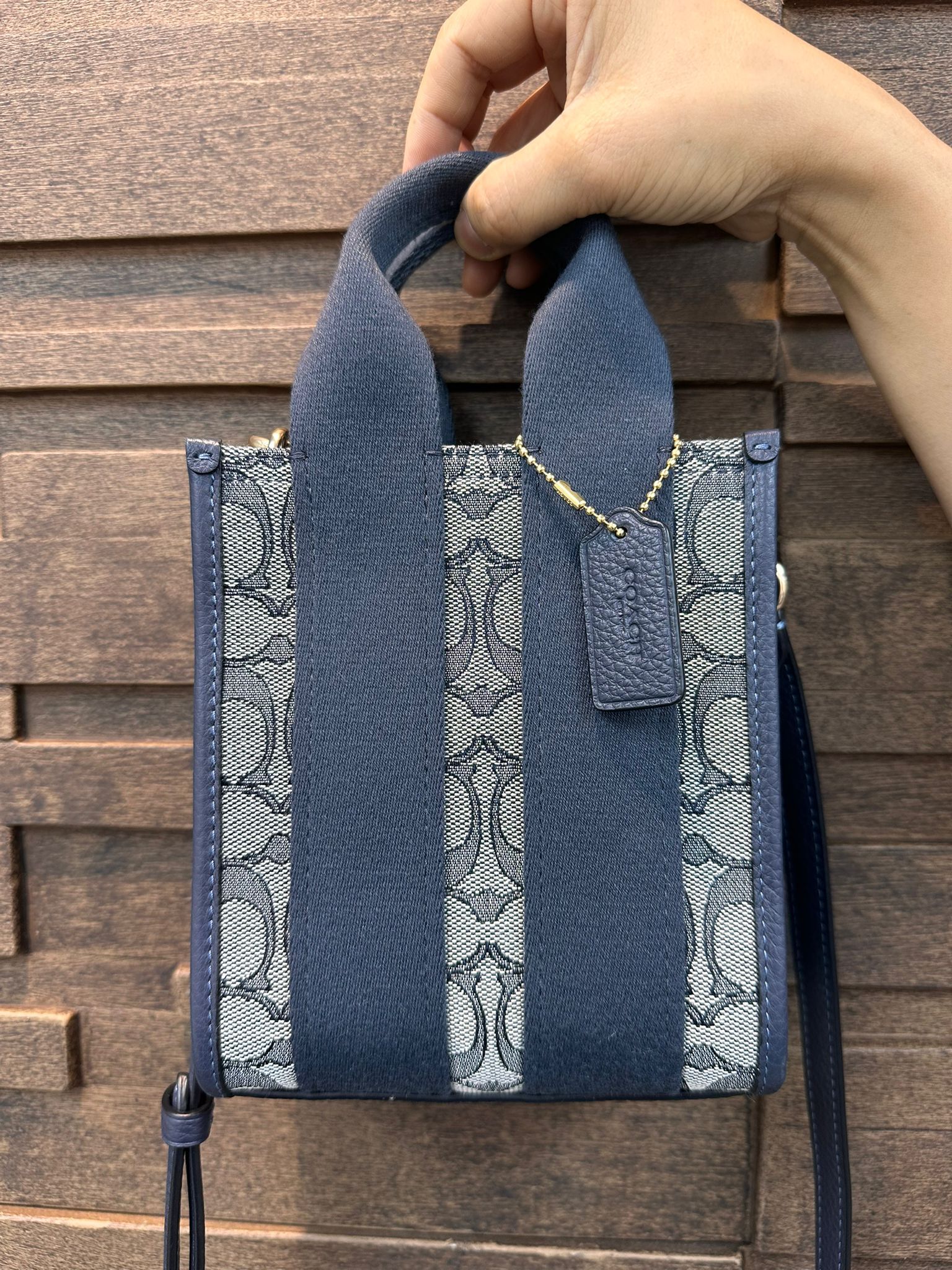 LYS01579 Coach Smith 滿版Mini Tote Bag