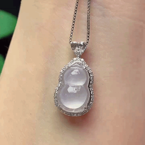 410326 翡翠冰種葫蘆