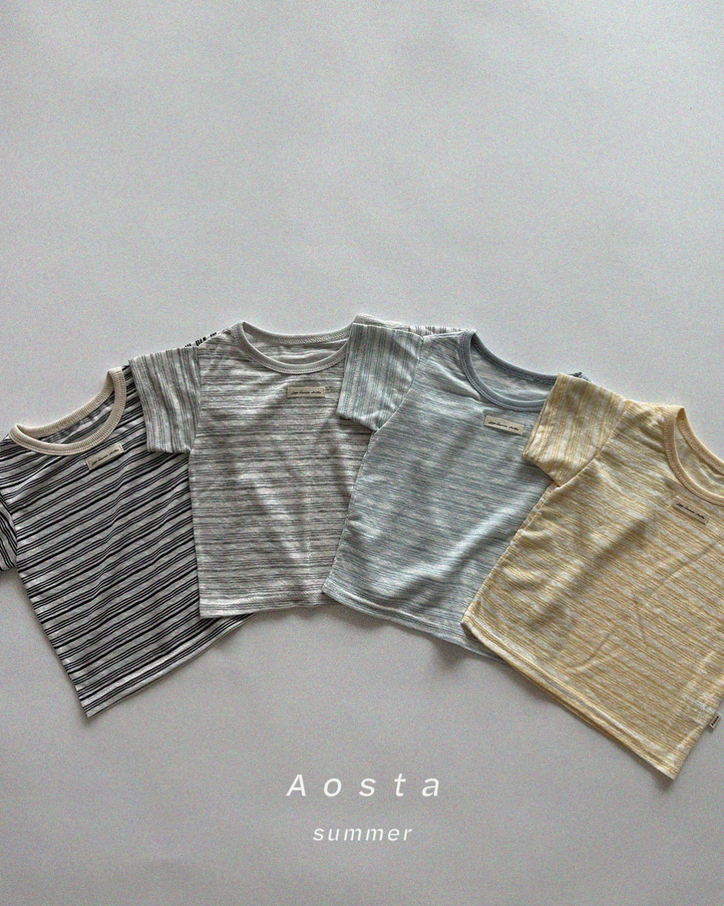 韓國🇰🇷Aosta  條紋Ｔ恤(S-XXL)