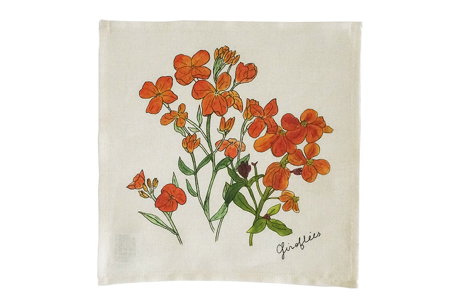 fog linen work - ISABELLE BOINOT 迷你手帕 No.11 桂竹香