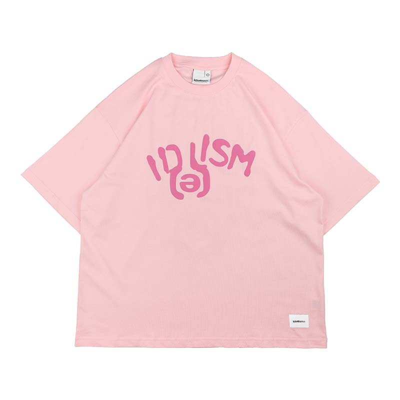 idealism Puff Tee 發泡字體 短袖 粉紅色 ID-05 [台灣現貨]
