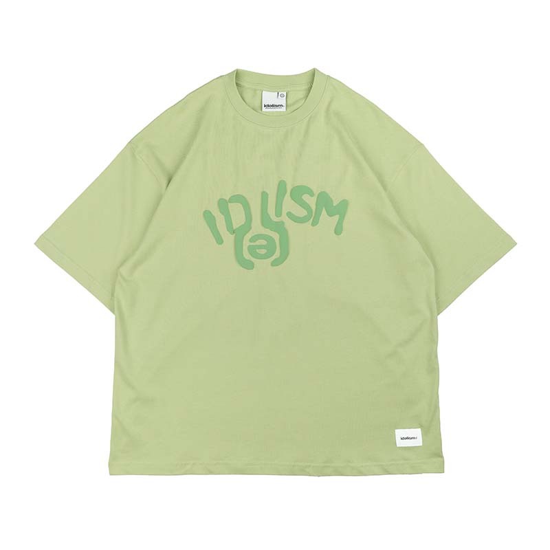 idealism Puff Tee 發泡字體 短袖 綠色 ID-07 [台灣現貨]